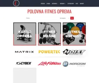 Polovnafitnesoprema.com(POLOVNA FITNES OPREMA) Screenshot