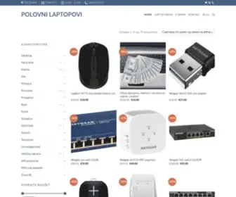 Polovni-Laptopovi.com(Prodaja i servis laptop i desktop racunara) Screenshot