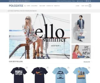 Polozatee.com(Cool T Shirt Designs For Men And Women) Screenshot