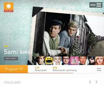 Polsat.pl(Oficjalna strona internetowa Telewizji POLSAT) Screenshot