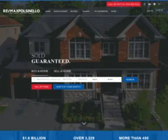 Polsinello.ca(RE/MAX Realtron Polsinello Realty Brokerage) Screenshot