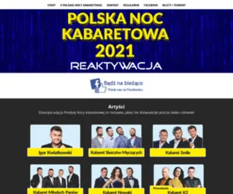 Polskanockabaretowa.pl(Polska Noc Kabaretowabilety) Screenshot