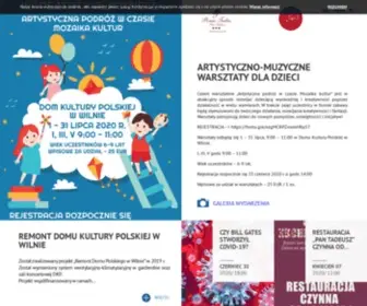 Polskidom.lt(Dom Kultury Polskiej w Wilnie) Screenshot