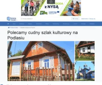 Polskieszlaki.pl(Ciekawe miejsca w Polsce) Screenshot