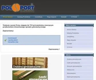 Polsport.com.pl(Polsport Szamocin Sp) Screenshot