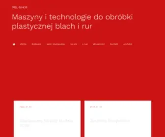 Polsver.pl(Maszyny i technologie do obróbki plastycznej blach i rur) Screenshot