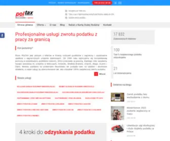 Poltax.waw.pl(Zwrot podatku z zagranicy) Screenshot