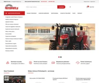 Poltechparts.pl(🚜 internetowy sklep rolniczy szeroka oferta) Screenshot