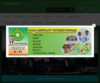 Poltekkes-Denpasar.ac.id(Politeknik Kesehatan Denpasar) Screenshot