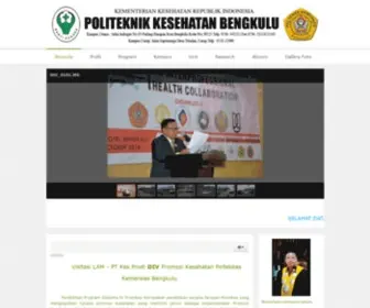 Poltekkes-Kemenkes-Bengkulu.ac.id(Selamat datang di Website Resmi Poltekkes Kemenkes Bengkulu) Screenshot