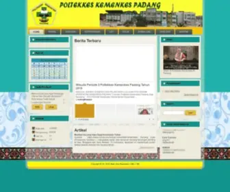 Poltekkes-PDG.ac.id(Poltekkes Padang) Screenshot