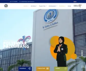 Poltekpar-Palembang.ac.id(Poltekpar Palembang Selalu Dihati) Screenshot