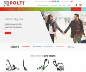 Polti.com(Since 1987 Polti) Screenshot