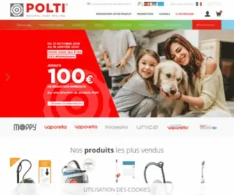 Polti.fr(POLTI France) Screenshot