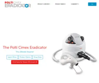 Poltieradicator.com(The Polti Cimex Eradicator) Screenshot