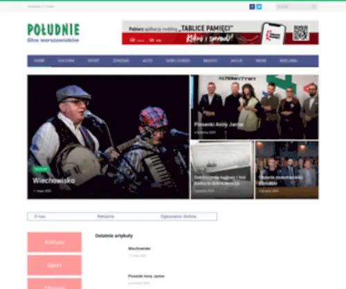 Poludnie.com.pl(Południe) Screenshot