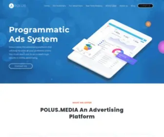Polus.media(Programmatic Advertising Company) Screenshot