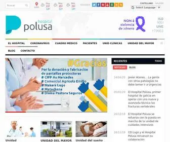 Polusa.es(Hospital Ribera Polusa) Screenshot