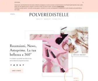 Polveredistellemakeup.com(Beauty Blog) Screenshot