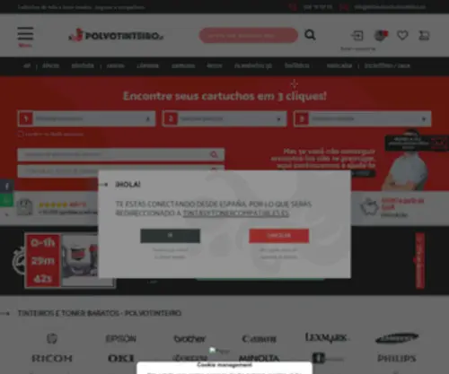 Polvotinteiro.pt(Loja de tinteiros baratos) Screenshot
