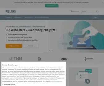Polyas.de(Online-Wahlen, Nominierungen & Abstimmungen mit POLYAS) Screenshot
