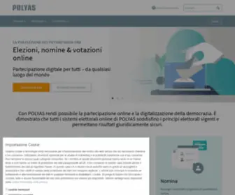 Polyas.it(Voto elettronico sicuro di POLYAS) Screenshot