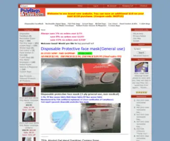 Polybags4Less.com(Custom-printed bags) Screenshot