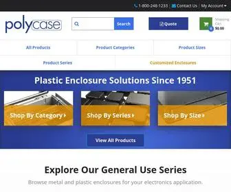 Polycase.com(Plastic Enclosures & Boxes for the Electronics Industry) Screenshot