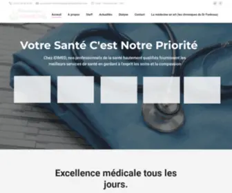 Polycliniqueidimed.com(Polyclinique IDIMED) Screenshot