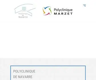 Polycliniques-Pau.fr(Polyclinique de Navarre et Polyclinique Marzet) Screenshot