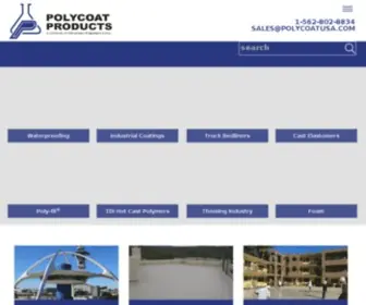 Polycoatusa.com(Waterproofing Coatings) Screenshot