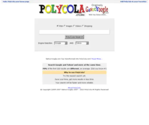 Polycola.com(Search) Screenshot