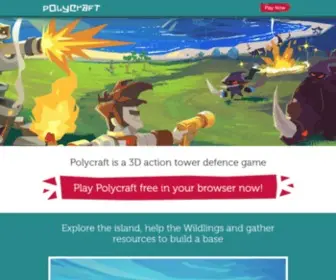 Polycraftgame.com(Polycraft) Screenshot