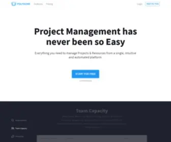 Polydone.com(The Easiest Way to Manage Projects and Resources) Screenshot