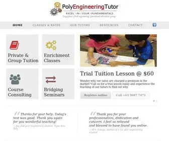 Polyengineeringtutor.com(POLY ENGINEERING TUTOR) Screenshot