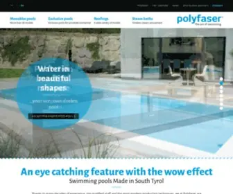 Polyfaser.com(Schwimmbecken Pools und Schwimmbadüberdachungen schwimmbeckenüberdachung) Screenshot