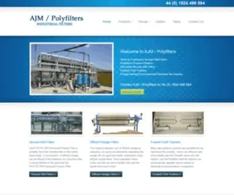 Polyfilters.com(Vacuum Belt Filters) Screenshot