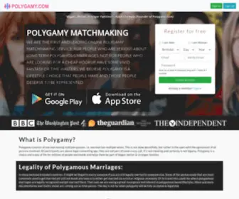 Polygamy.com(Polygamy Match Making Service) Screenshot