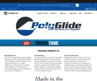 Polyglidesyntheticice.com(Synthetic Ice) Screenshot
