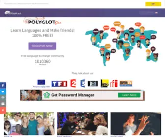 Polyglotclub.com(Learn a foreign language) Screenshot