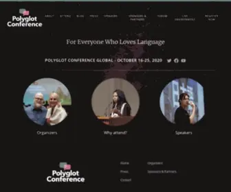 Polyglotconference.com(Polyglot Conference) Screenshot
