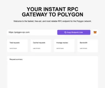Polygon-RPC.com(Your instant rpc gateway to polygon) Screenshot