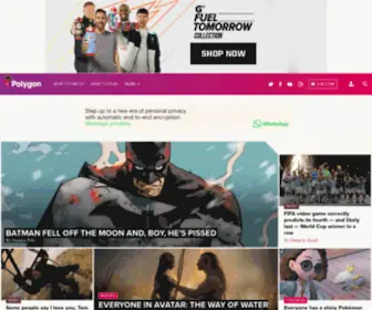 Polygon.com(Gaming and Entertainment News) Screenshot