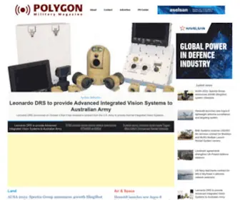 Polygonjournal.com(Polygon Military Magazine) Screenshot