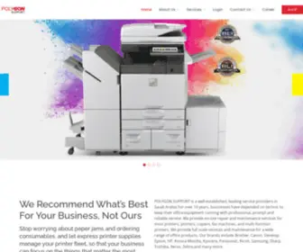 Polygonsupport.com(Photocopier & Printer firmwares) Screenshot