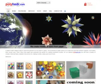 Polyhedr.com(Polyhedra models) Screenshot