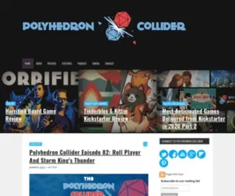 Polyhedroncollider.com(Polyhedron Collider) Screenshot