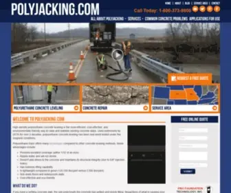 Polyjacking.com(High Density Polyurethane Concrete Leveling Kansas City) Screenshot