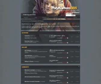 Polykarbonbbs.com(Polykarbon Art Forum) Screenshot