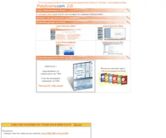 Polykromy.com(Cours Excel) Screenshot